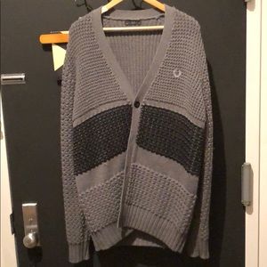 Fred perry cardigan - super thick and warm. Mod